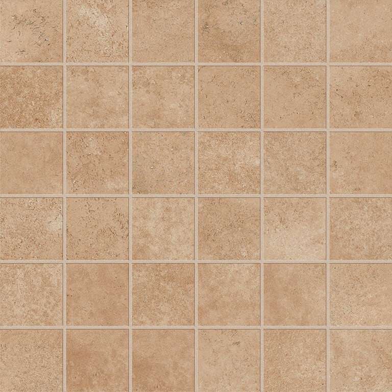 Мозаика Coliseumgres Creta Clay Mosaico 610110001130, цвет коричневый, поверхность матовая, квадрат, 300x300