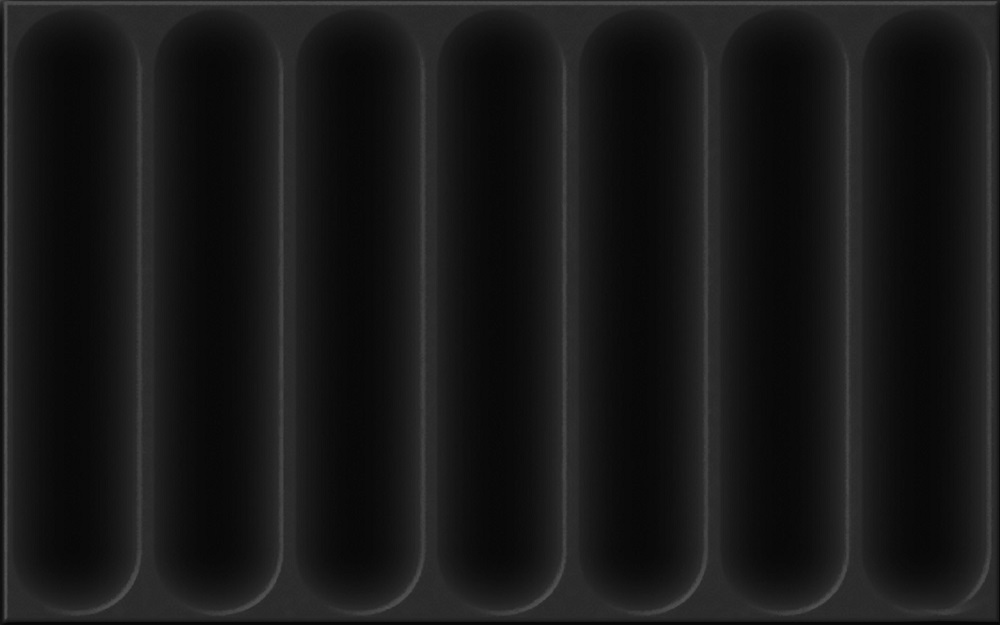 Керамическая плитка Gracia Ceramica Марсель Чер Низ 02, цвет чёрный, поверхность глянцевая рельефная, прямоугольник, 250x400