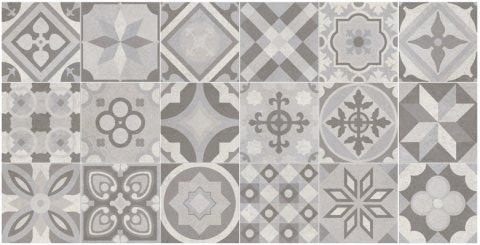 Декоративные элементы Vives Ribadeo Gredos, цвет серый, поверхность матовая, квадрат, 300x300