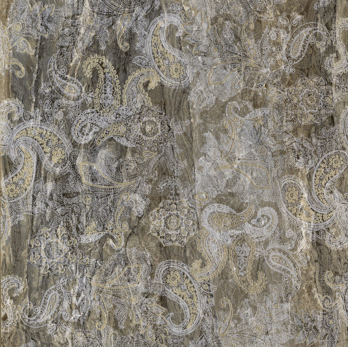 Декоративные элементы Ascot Gemstone Decoro Carpet Taupe GNDC60, цвет коричневый, поверхность матовая, квадрат, 585x585