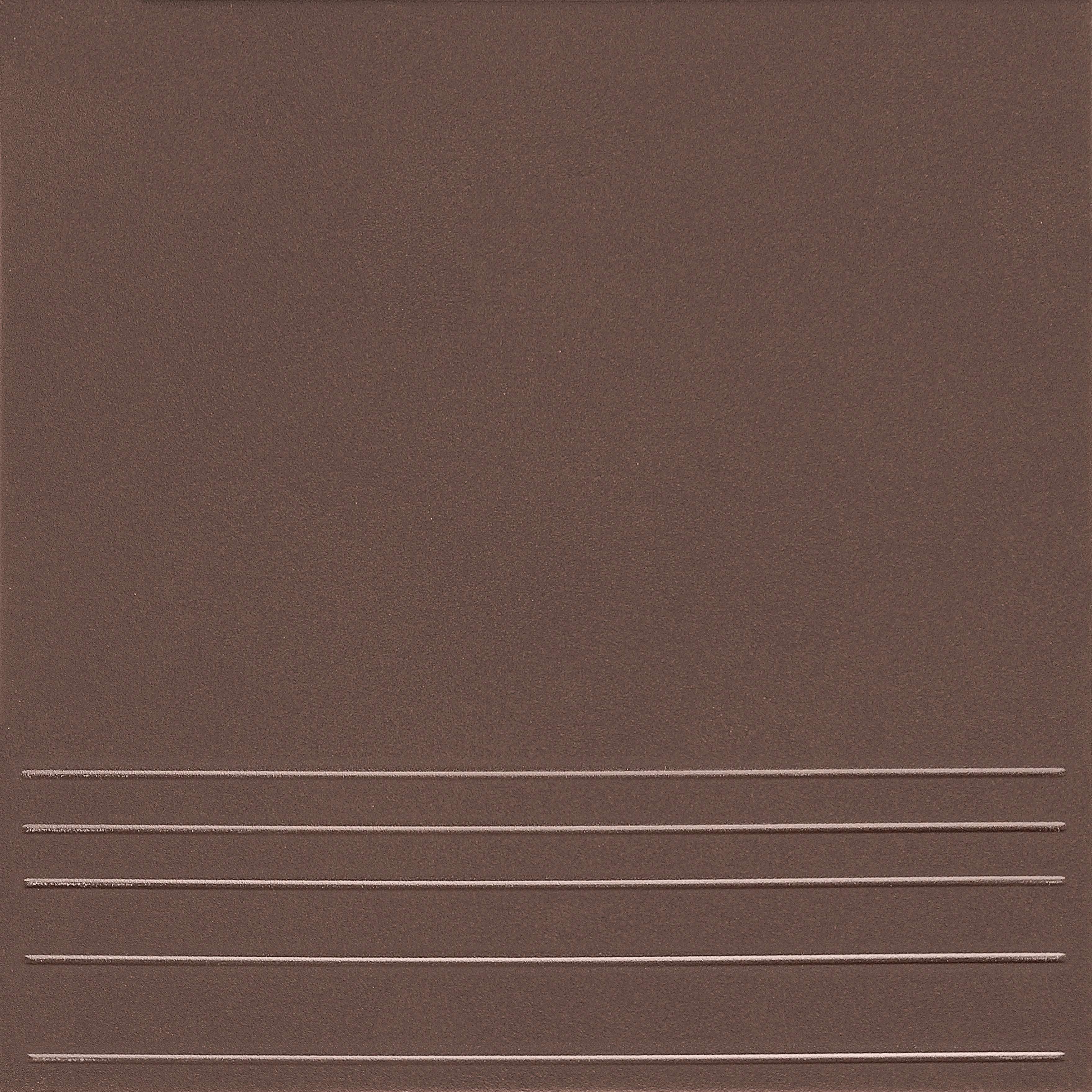 Ступени Керамин Ступень Амстердам 4, цвет коричневый, поверхность матовая, квадрат, 298x298