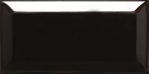 Керамическая плитка Self Style Victorian DiamondBlack cvi-042, цвет чёрный тёмный, поверхность глянцевая, кабанчик, 75x150