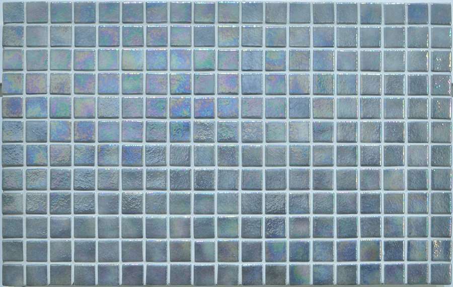Мозаика Ezarri Iris Cuarzo, цвет серый, поверхность глянцевая, прямоугольник, 313x495