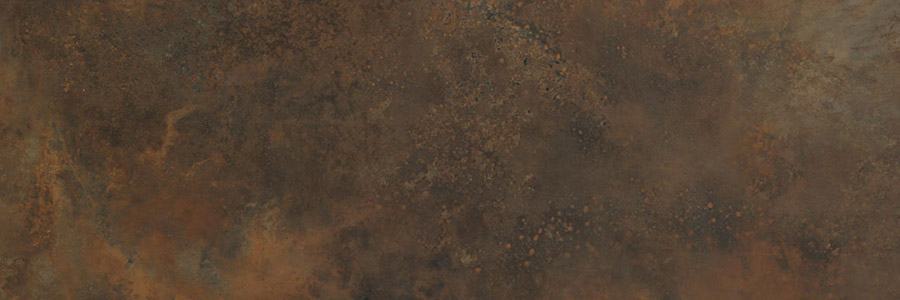Керамогранит Laminam Ossido Bruno Lux LAMF009725 (Толщина 3,5мм), цвет коричневый, поверхность структурированная, прямоугольник, 1000x3000