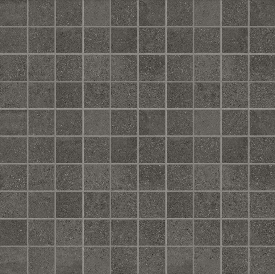 Мозаика Emilceramica (Acif) Be-Square Mosaico Black Naturale EDPW, цвет чёрный, поверхность матовая, квадрат, 300x300