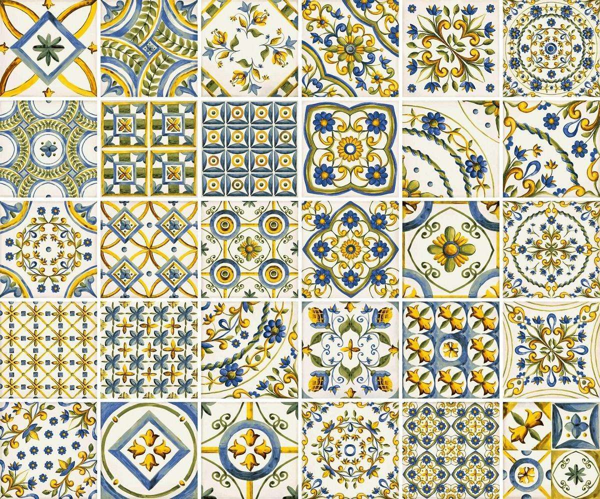Декоративные элементы Sant Agostino Vita Fiore Mix Luc CSAFMXLU20, цвет разноцветный, поверхность полированная, квадрат, 200x200