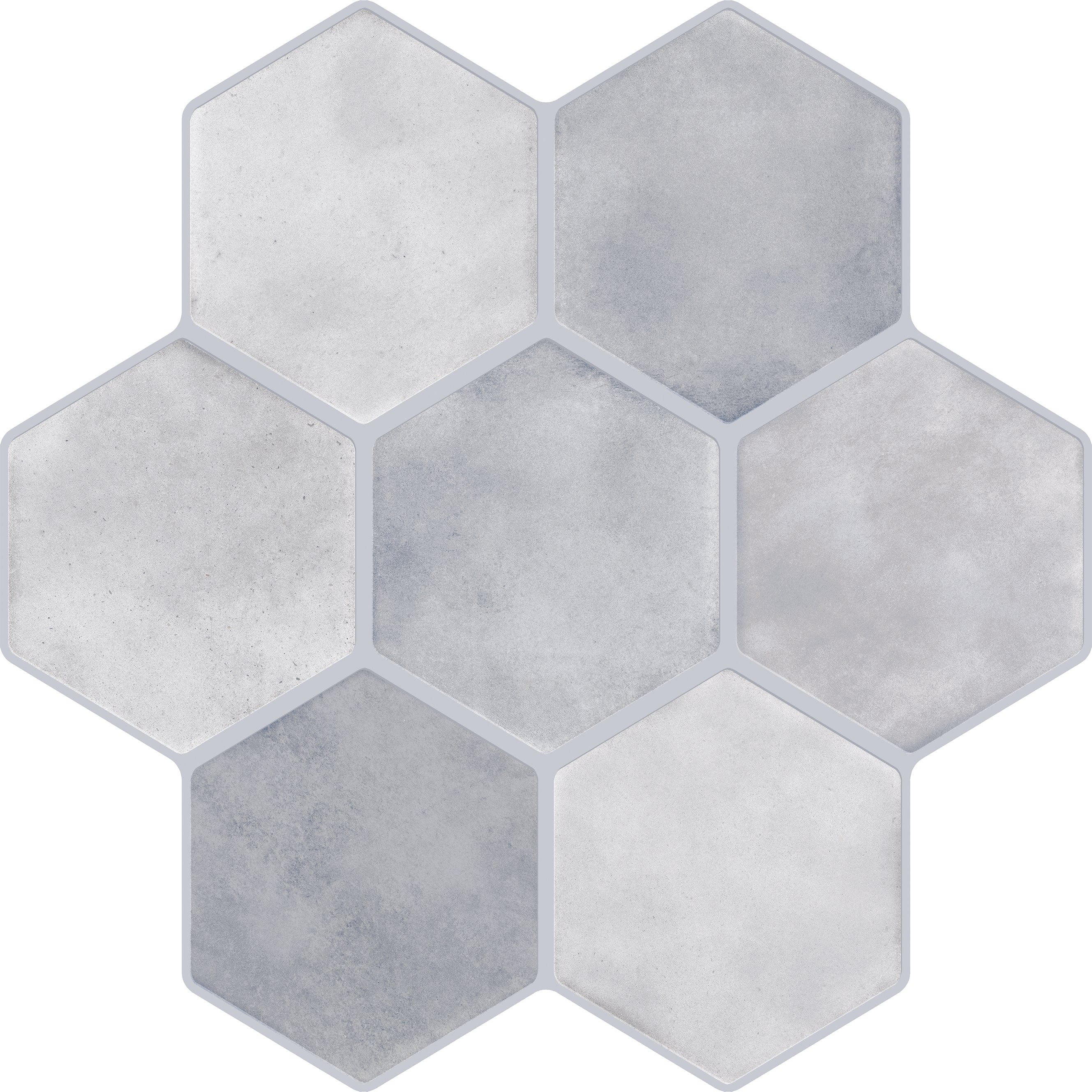 Керамогранит Ege Seramik Riva Grey 450X450RIV03, цвет серый, поверхность матовая, квадрат, 450x450