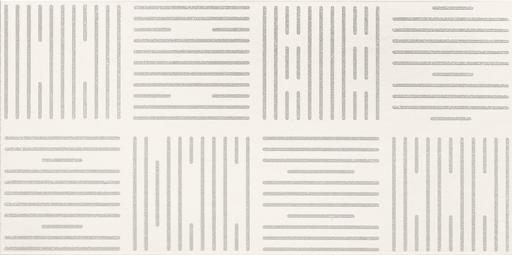 Декоративные элементы Tubadzin Burano Stripes, цвет белый, поверхность матовая, прямоугольник, 308x608