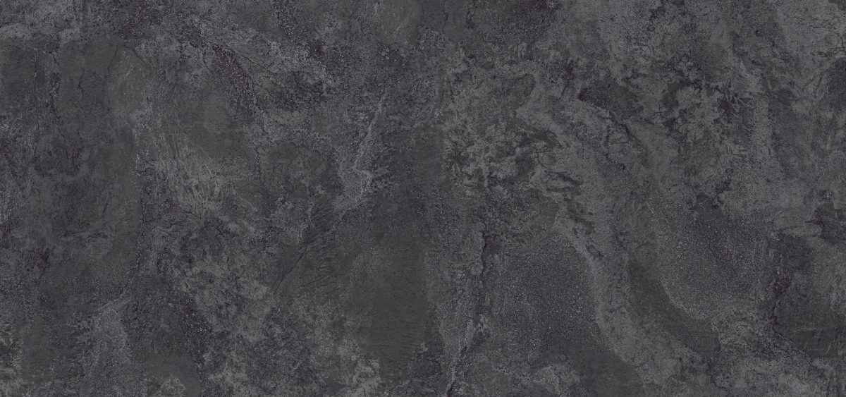 Широкоформатный керамогранит Neolith Fusion Krater 12mm RIverwashed, цвет чёрный, поверхность рельефная, прямоугольник, 1600x3200