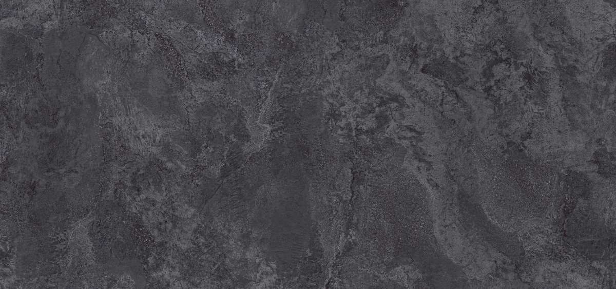 Широкоформатный керамогранит Neolith Fusion Krater 12mm RIverwashed, цвет чёрный, поверхность рельефная, прямоугольник, 1600x3200