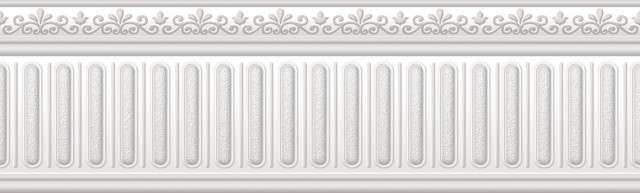 Бордюры Peronda C.Metropolitan-B/33 17648, цвет белый, поверхность структурированная, прямоугольник, 100x330