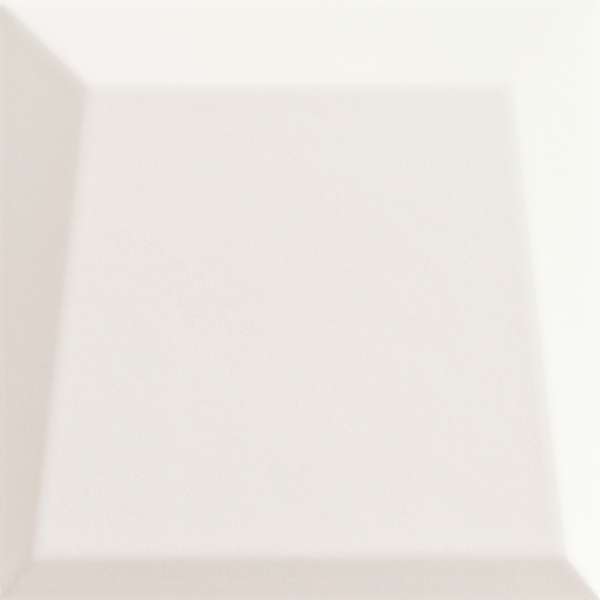 Керамическая плитка Ava UP Lingotto White Glossy 192031, цвет белый, поверхность глянцевая 3d (объёмная), квадрат, 100x100