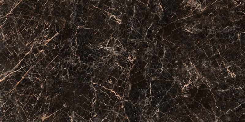 Широкоформатный керамогранит Marazzi Italy Grande Marble Look Saint Laurent M716, цвет коричневый, поверхность сатинированная, прямоугольник, 1200x2780
