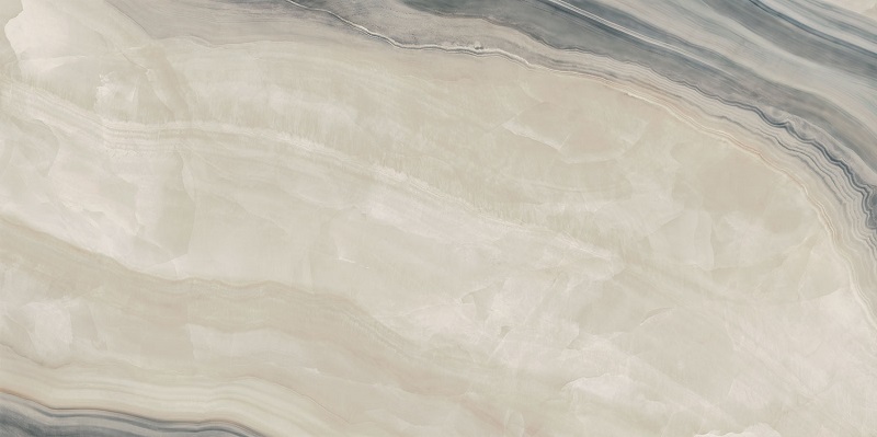 Керамогранит Tubadzin White Opal Pol, цвет серый бежевый, поверхность полированная, прямоугольник, 598x1198
