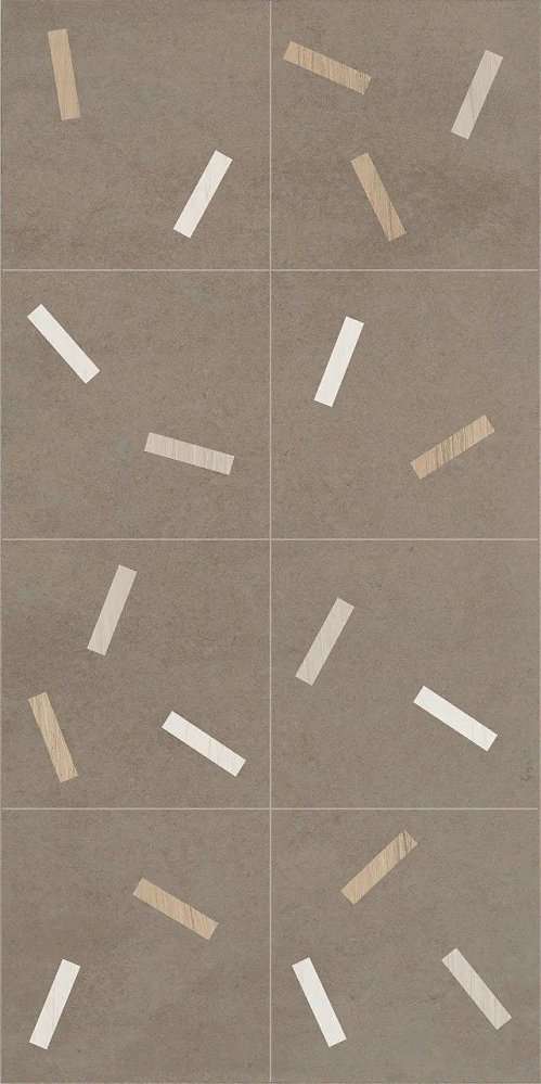 Керамическая плитка Creto Naomi Sticks BD_A0012, цвет коричневый, поверхность матовая, прямоугольник, 300x600