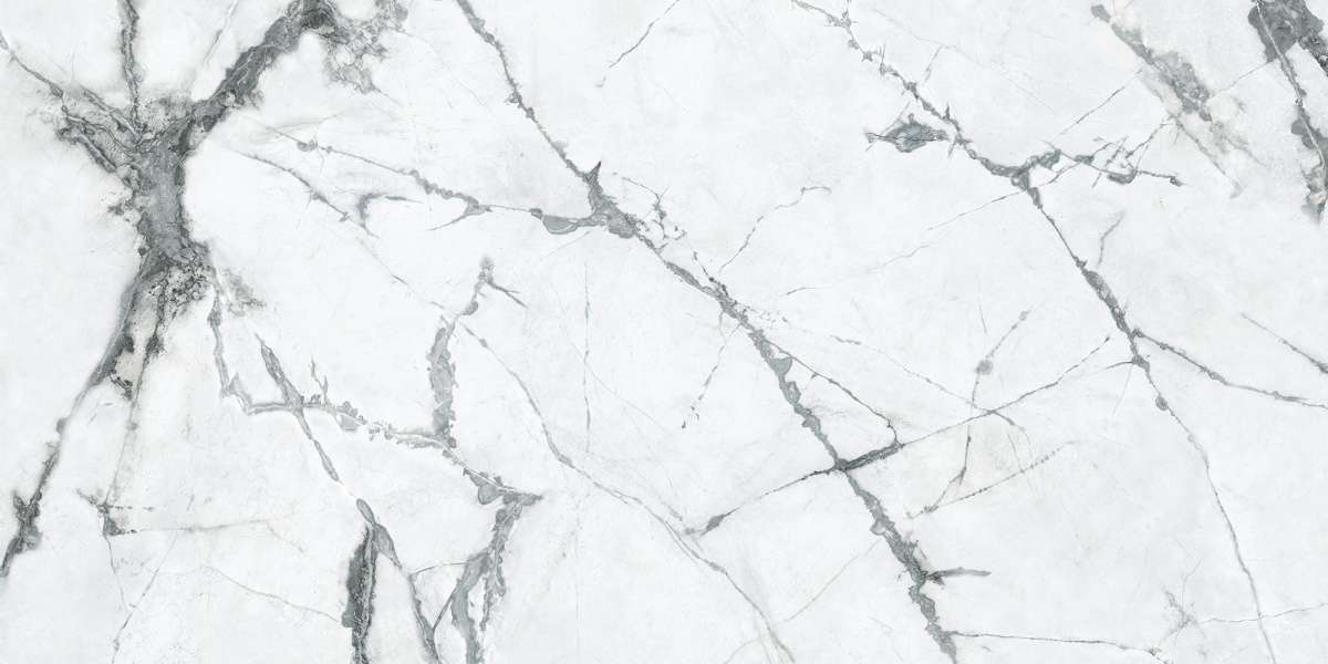 Керамогранит Caesar Anima Ever Magnificent White Luc Ret AFBL, цвет серый, поверхность полированная, прямоугольник, 600x1200