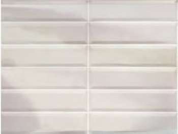 Керамическая плитка Ornamenta Manufatto Cotton Grey Diamantato Luster MAN730CGDL, цвет серый, поверхность глянцевая, кабанчик, 75x300