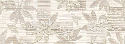 Декоративные элементы Керлайф Strato Patchwork Crema, цвет бежевый, поверхность глянцевая, прямоугольник, 251x709