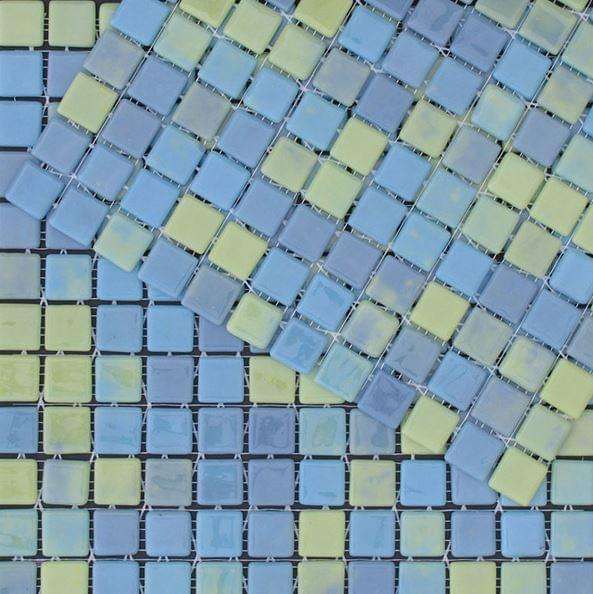 Мозаика Mosavit Acqua-5 Caribe, цвет разноцветный, поверхность глянцевая, квадрат, 316x316