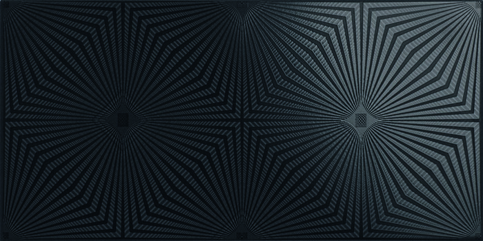 Керамическая плитка Aranda Mistic Negro, цвет чёрный, поверхность матовая, прямоугольник, 200x400