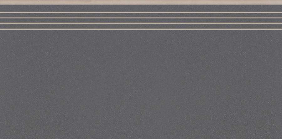 Ступени Cerrad Cambia Grafit Ступень прямая, цвет серый, поверхность лаппатированная, прямоугольник, 297x597