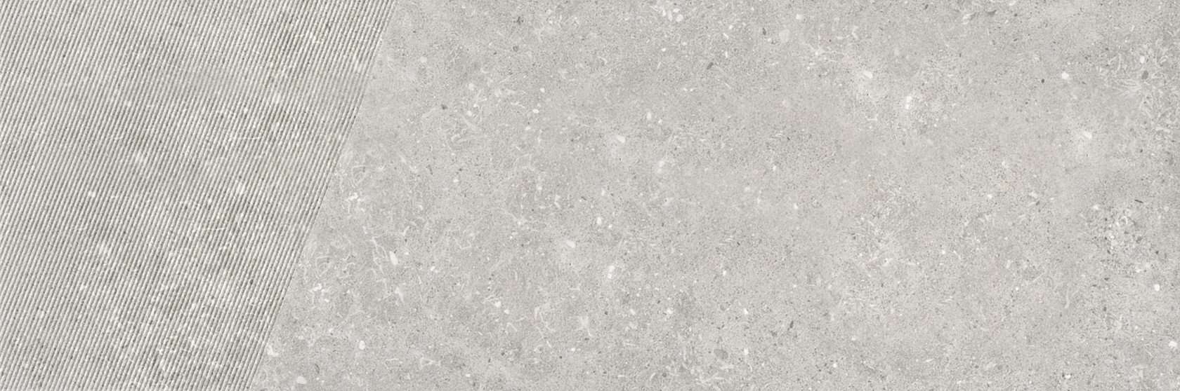 Керамогранит Azuvi Spirit Grey Decor (2), цвет серый, поверхность сатинированная, прямоугольник, 300x900