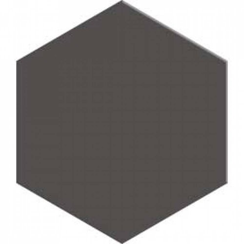 Керамическая плитка DNA Bee Graphite, цвет чёрный тёмный, поверхность матовая, шестиугольник, 100x115