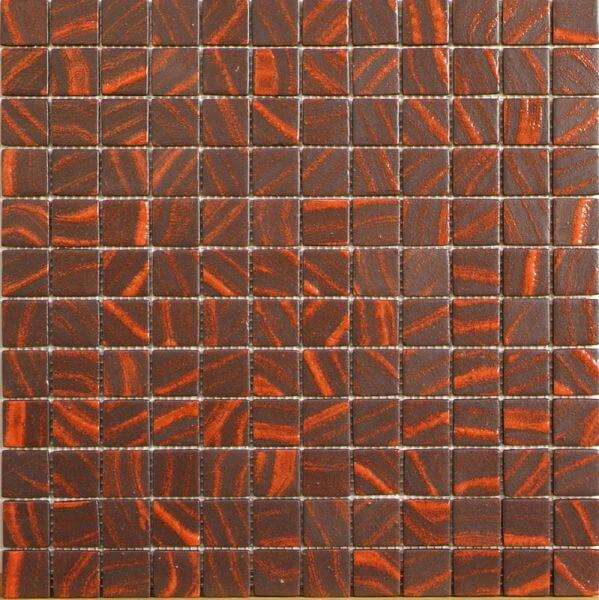 Мозаика Vidrepur Arts № 955, цвет терракотовый, поверхность матовая, квадрат, 317x317