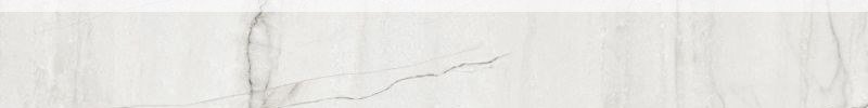 Бордюры Ariana Nobile Montblanc Batt Lux PF60006904, цвет белый, поверхность полированная, прямоугольник, 55x1200