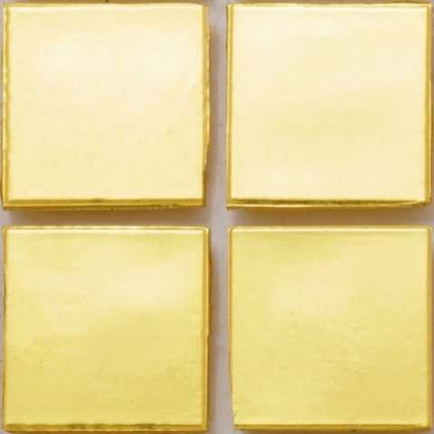 Мозаика Alma Mosaic GM01, цвет золотой, поверхность глянцевая, квадрат, 200x200