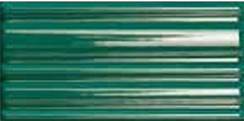 Керамическая плитка Sichenia Mini Verde Sticks Glossy 19484Q, цвет зелёный, поверхность глянцевая рельефная, прямоугольник, 63x125
