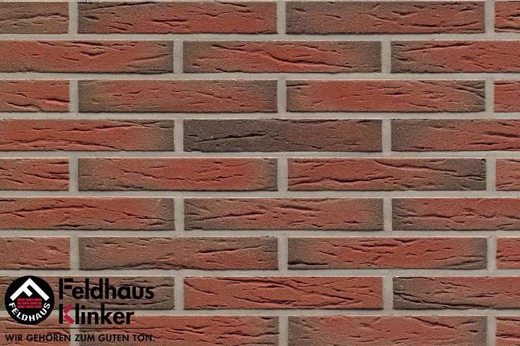 Клинкер Feldhaus Klinker Classic Ardor Mana R436LDF14, цвет терракотовый, поверхность матовая, под кирпич, 52x290