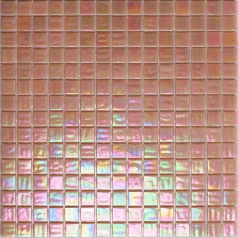Мозаика Alma Mosaic Pearly PB810, цвет бежевый, поверхность глянцевая, квадрат, 200x200