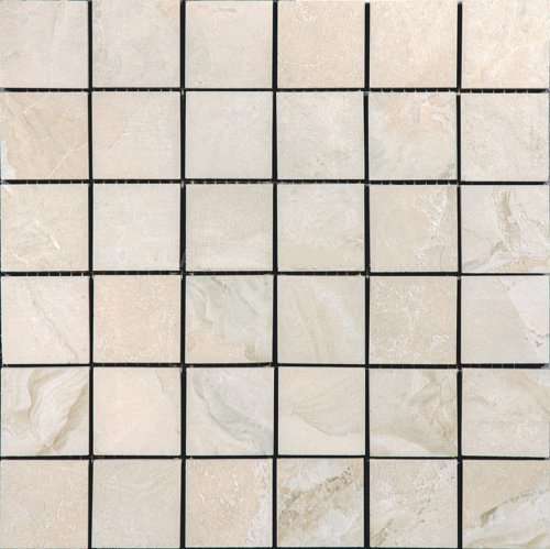 Мозаика Ceracasa Mosaico Dolomite Bone, цвет белый, поверхность матовая, квадрат, 300x300