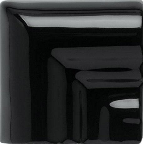 Вставки Adex ADNE5492 Angulo Marco Moldura Italiana PB Negro, цвет чёрный, поверхность глянцевая, квадрат, 50x50