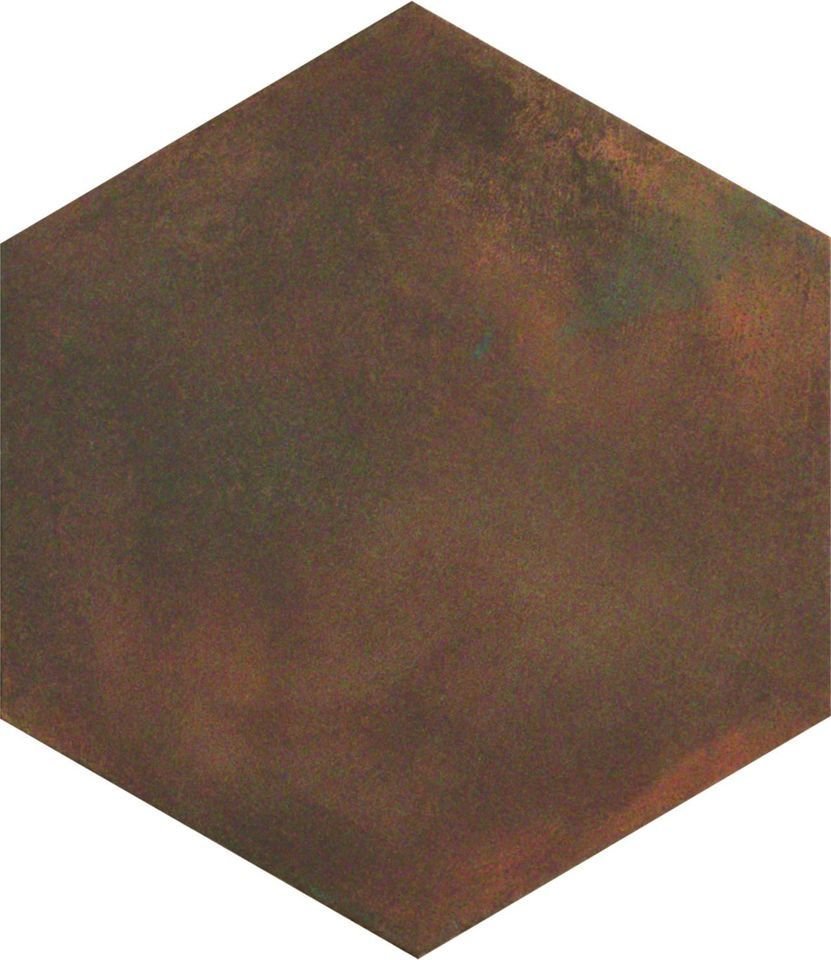 Керамогранит Fap Firenze Cuoio fK6C, цвет коричневый, поверхность сатинированная, шестиугольник, 216x250