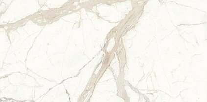 Широкоформатный керамогранит Ariostea Ultra Marmi Bianco Calacatta Levigato Silk UM6SK300536, цвет белый, поверхность сатинированная, прямоугольник, 1500x3000