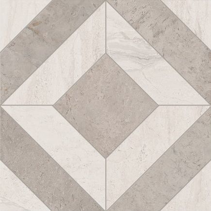 Декоративные элементы Supergres Gotha Tappeto Idrogetto Grigio GTGF, цвет серый, поверхность матовая, квадрат, 590x590