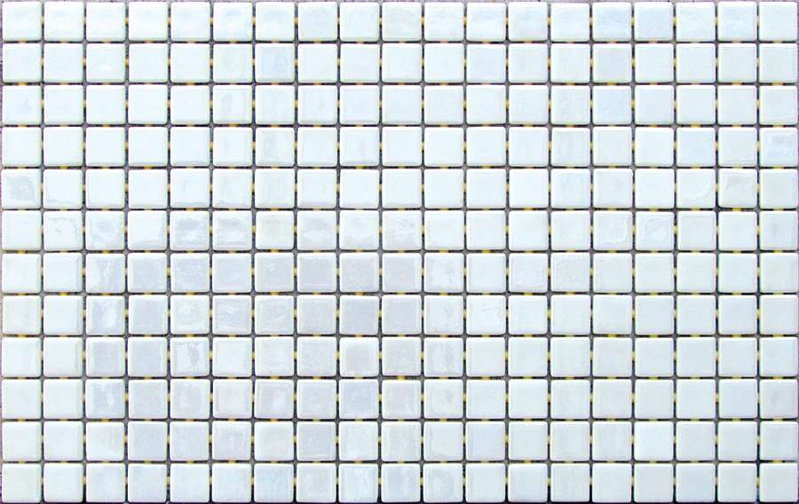 Мозаика Ezarri Metal Nickel, цвет белый, поверхность глянцевая, прямоугольник, 313x495