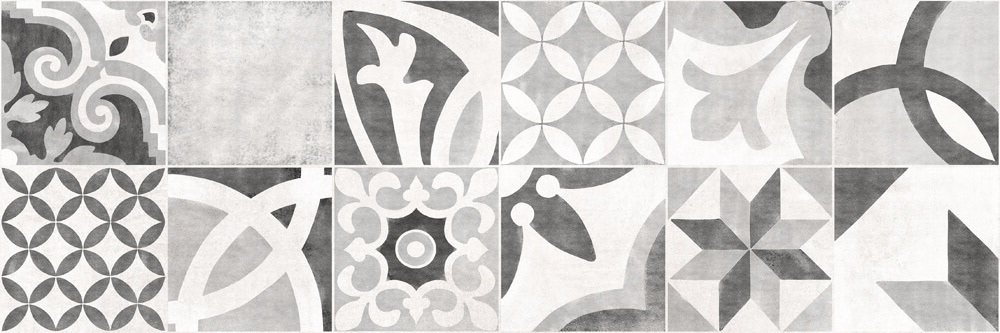 Керамическая плитка Cersanit Apeks Многоцветный ASU451, цвет серый, поверхность матовая, прямоугольник, 250x750