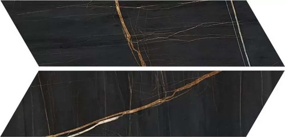 Керамогранит Sichenia Mus_Eum Fondo St. Laurent Mat 185354, цвет чёрный, поверхность матовая, шеврон, 70x260
