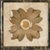 Вставки Navarti Tac. Alhambra Marron, цвет коричневый, поверхность глянцевая, квадрат, 100x100