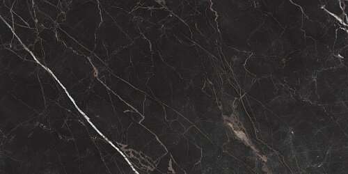 Керамогранит Vallelunga Cava Nero Lusso Polished 6000942, цвет чёрный, поверхность полированная, прямоугольник, 600x1200