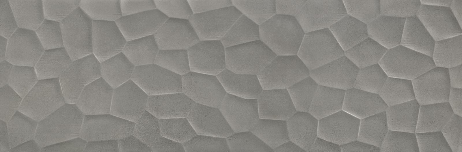 Керамическая плитка Ragno Terracruda Piombo Strruttura Arte 3D R6UZ, цвет серый, поверхность 3d (объёмная), матовая, прямоугольник, 400x1200