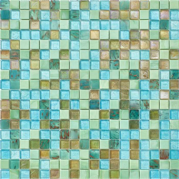Мозаика L'Antic Colonial Water Mountain Lake Supreme 100274369, цвет разноцветный, поверхность матовая, квадрат, 296x296