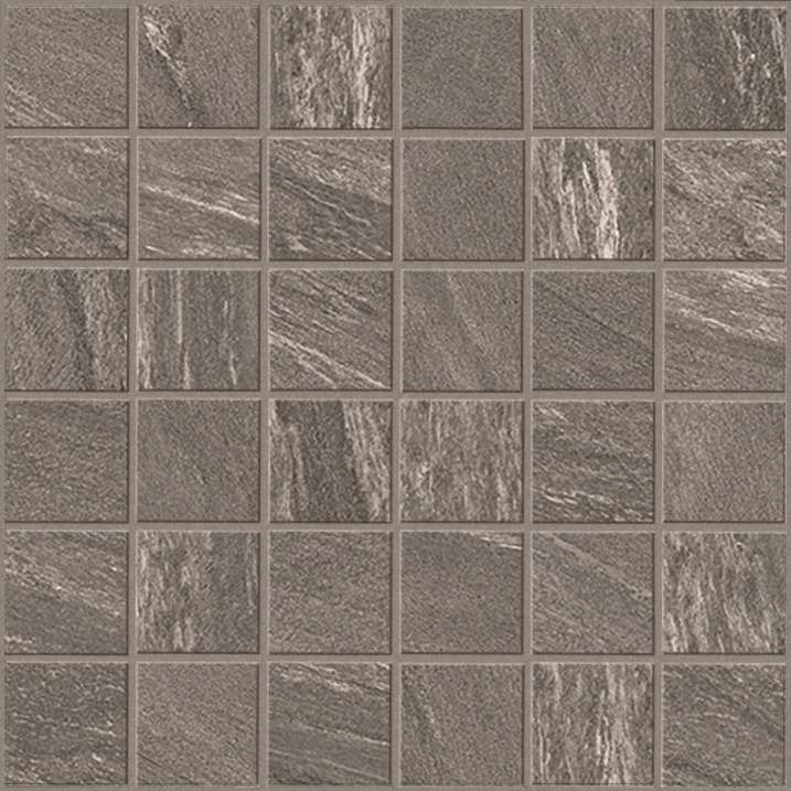 Мозаика Caesar Clash Nature Comp.M AEV1, цвет серый тёмный, поверхность матовая, квадрат, 300x300