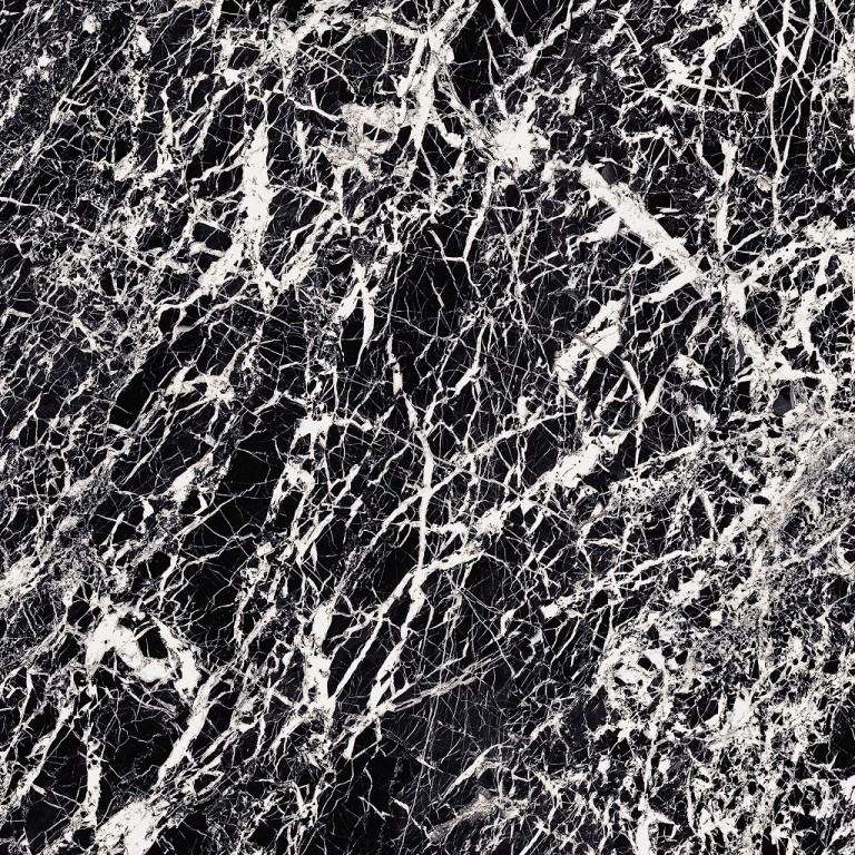 Керамогранит Piemme Majestic Glam Black Lev/Ret 02562, цвет чёрно-белый, поверхность полированная, квадрат, 600x600
