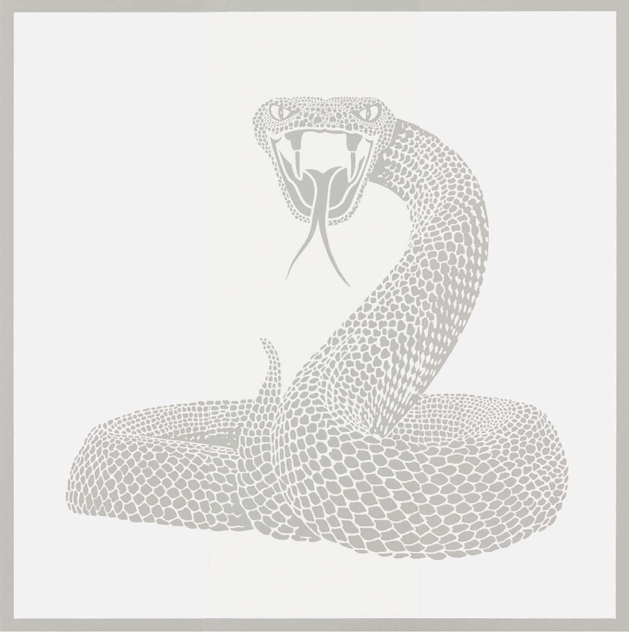 Декоративные элементы Petracers Gran Gala Serpente Bianco, цвет белый, поверхность глянцевая, квадрат, 949x949