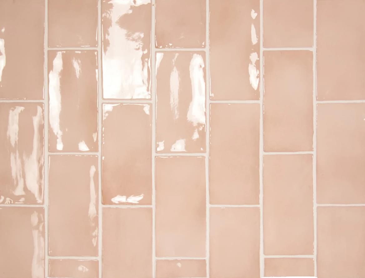 Керамическая плитка Equipe Manacor Blush Pink 26904, цвет розовый, поверхность глянцевая, прямоугольник, 75x150