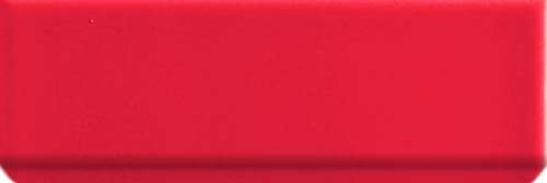 Бордюры Ce.Si Metro Finale Vermiglio, цвет красный, поверхность глянцевая, прямоугольник, 50x150